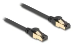 DeLock RJ45 Cat7 / Síťový kabel / S/FTP / 0,3 m / černá (80246)