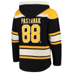 47 Brand Pánská Mikina David Pastrňák Boston Bruins Lacer Pullover Hood Velikost: