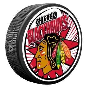 Mustang Puk Chicago Blackhawks NHL Kaboom