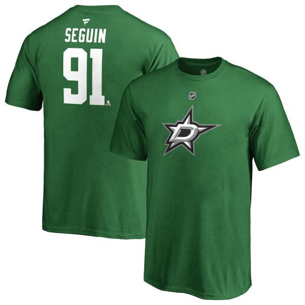 Fanatics Dětské Tričko #91 Tyler Seguin Dallas Stars Stack Logo Name Number Velikost: Dětské let)