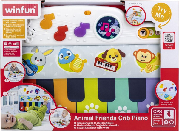 Hrací piano zvířátka - Winfat