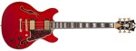 D'Angelico Excel Mini DC Trans Cherry