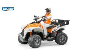 Bruder 63000 muž řidič a čtyřkolka QUAD