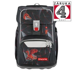 Školní aktovka Step by Step GIANT Dragon Drako, pro prvňáčky - 5dílný set, certifik