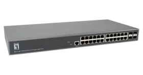 LevelOne GTL-2885 / Switch / 24x GbE / 4x 10G SFP+ / Managed L3 / 19" (GTL-2885)
