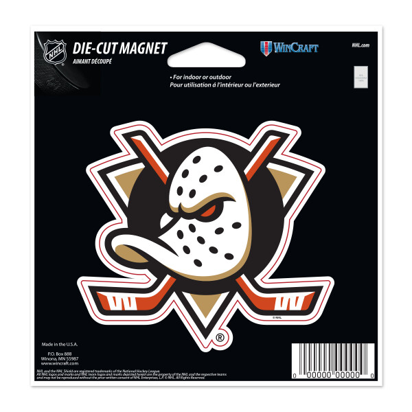 Wincraft Magnet Anaheim Ducks NHL Die Cut Magnet