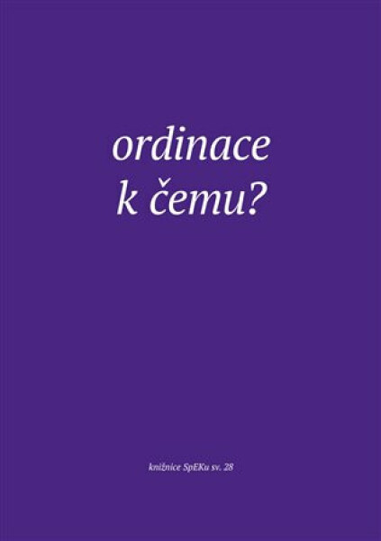 Ordinace. K čemu? - Jiří Šamšula