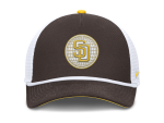 Nike Pánská kšiltovka San Diego Padres MLB Primetime Dri-Fit Rise Structured 5 Panel Trucker Cap Velikost: M/L
