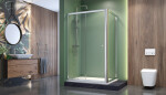Aquatek MASTER R33 Chrom Sprchová zástěna obdélníková 120x90cm