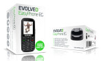 EVOLVEO EasyPhone EG + stojánek černá / 2.4" / SOS / Bluetooth / microSDHC (EP-550-EGB)