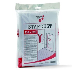 Protiprachové dveře 220 × 110 cm, se zipem, PP rouno, Stardust