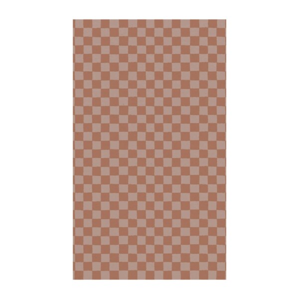 Maileg Balicí papír Checker Powder / Vintage – 10 m, růžová barva, béžová barva, papír