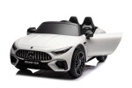 Mamido Elektrické autíčko Mercedes AMG SL63 4x200W 24V bílé EVA, ECO kůže