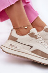 Dámské sneakers Big Star RR274A216 HI-POLY SYSTEM Béžové 41