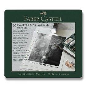 Faber-Castell Pitt Graphite Matt a Castell 9000 sada 20 ks v