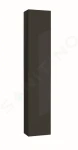 Kielle Vysoká skříňka závěsná, 25x16x130 cm, tmavě šedý lesk 50226016