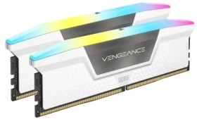 Corsair Vengeance RGB 32GB (2x 16GB) DDR5 6200MHZ / CL36 / DIMM / XMP / 1.3V (CMH32GX5M2B6200C36W)