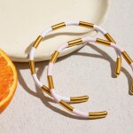 ELENYS Pure Line – pozlacený náramek 18K žluté zlato Délka náramku: 16-17,5 cm / vnitřní průměr 5,51 cm