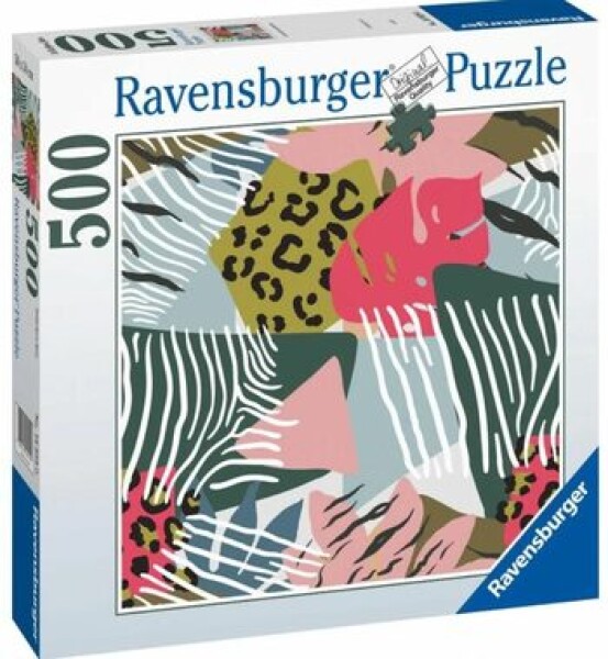 RAVENSBURGER Čtvercové Zvířecí vzory 500 dílků