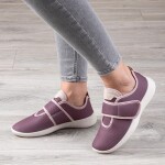 Dámské ortopedické tenisky na suchý zip tmavě fialové vel. 39