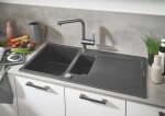 GROHE - Minta Dřezová baterie s výsuvnou koncovkou, supersteel 32168DC0