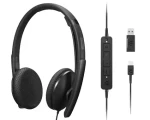 Lenovo 4XD1M45626 černá / Drátová sluchátka / mikrofon / USB-C / přes hlavu (4XD1M45626)