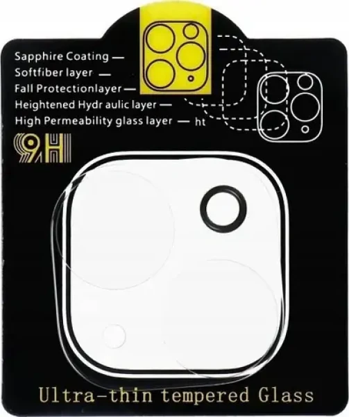 OEM ochranné sklo fotoaparátu pro Apple iPhone 16 transparentní / Ochranné sklo fotoaparátu / 5D Full Glue