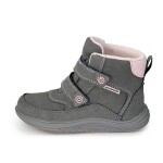 Dětské celoroční barefoot boty Bugga KIVO Grey B00199-09 - 29