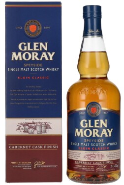 Glen Moray Elgin Classic Cabernet Cask Finish Whisky 40% 0,7 l (tuba)