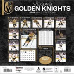 JF Turner Kalendář Vegas Golden Knights NHL 2026 Wall Calendar