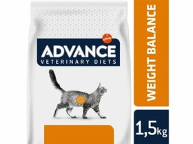 ADVANCE-VD Cat Weight Balance 1.5kg / Dietní krmivo (granule) / pro dospělé kočky ke snížení nadváhy (8410650239132)