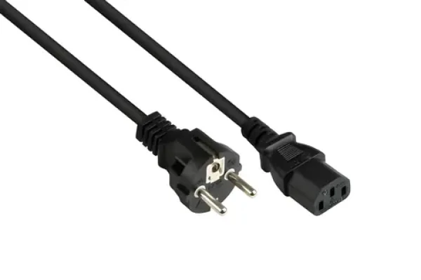 Good Connections Schuko - C13 5m černá / Napájecí kabel / 250 V / 10 A (P0030-S050)