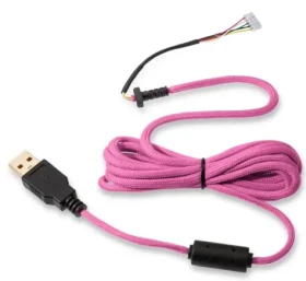 Glorious Ascended v2 růžová / pletený USB kabel / pro herní myš Glorious O/O-/D (G-ASC-PINK)