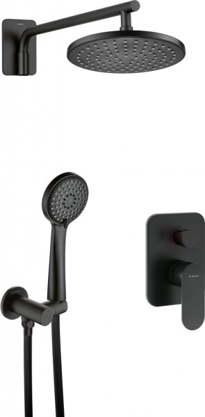 DEANTE - Alpinia Podomítkový sprchový set, černá NAC_N9ER