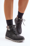 Zateplené dámské kotníkové boty Lee Cooper černé LCJ-24-03-3043 36