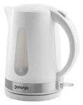 Gorenje K17WE bílá / Rychlovarná konvice / 2200 W / 1.7 l / plast/kov (K17WE)
