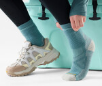 Dámské merino ponožky SMARTWOOL Women's Hike Full Cushion Crew Socks, Dusty Teal velikost: 42-45 (L)