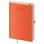 Diář 2027 týdenní A5 Print Pop - oranžová