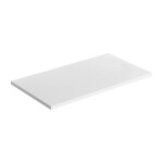 OMNIRES - Sprchová vanička AQUAROCK kompozit, protiskluzová, obdélníková 80 x 140 cm, bílá mat AQUAROCK80-140BM