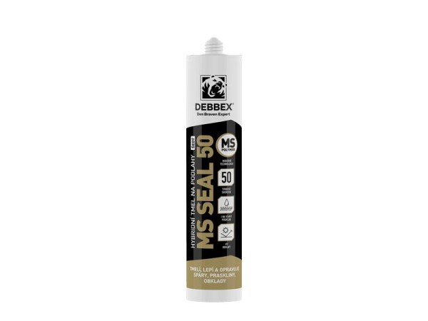 Tmel hybridní na podlahy DEBBEX MS SEAL 50 šedý 290ml