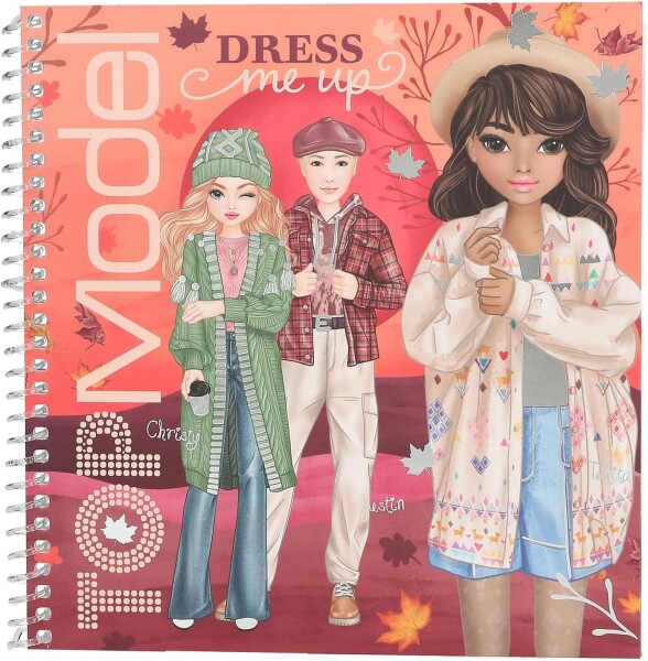 Top model Top model, 13573, Dress me up, kreativní sešit se samolepkami