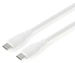 Nedis USB-C - USB-C bílá / Kabel / USB 2.0 / 60 W / 480 Mbps / Silikonový / 1,5 m (CCGB60820WT15)