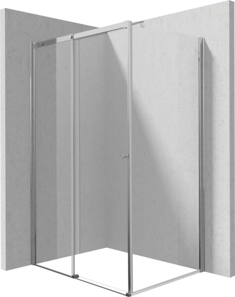 DEANTE/S - Sprchový kout posuvné dveře 120, pevná stěna 90 KTS_039P+KTSP012P+KTS_0P1X KERRIA/0281