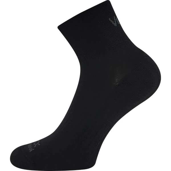 VOXX Ponožky krátké sportovní z merino TWARIX SHORT s ionty stříbra ČERNÉ 35-38 120479