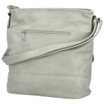 Trendy dámská koženková crossbody kabelka Skyler, šedá