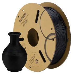 ELEGOO Filament PLA černá / struna pro 3D tiskárnu / PLA / 1.75mm / 1kg (50.203.0038)