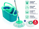 Set CLEAN TWIST Disc Mop + náhradní hlavice Microfibre ZDARMA 55424