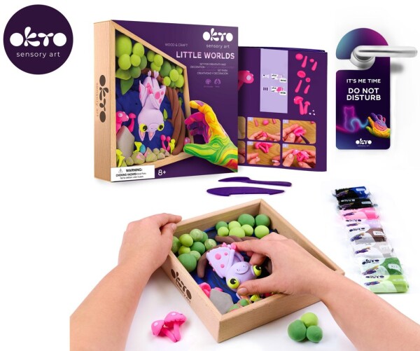 OKTO Modelování Malý svět v rámečku motiv "Netopýr" 21x21 cm, OKTO, W051114