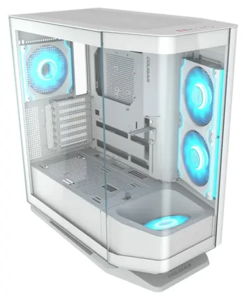 COUGAR FV270 bílá / PC skříň / Midi Tower / E-ATX / ATX / ARGB / tvrzené sklo / bez zdroje (CGR-58M6W-RGB)