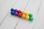 Connetix Connetix Tiles - 12 Duhových Kuliček Pro Kuličkovou Dráhu